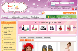 The Baby Kingdom Bebek Ürünleri E-Ticaret Sitesi