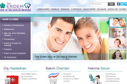 Erdem Ağız ve Diş Sağlığı Merkezi Kurumsal Web Sitesi