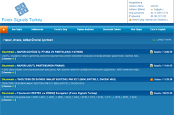 Forex Signals Turkey Üye Özel Haber Modülü