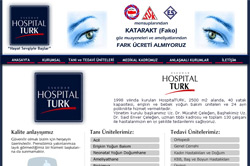 HospitalTurk Hastanesi Kurumsal Sitesi