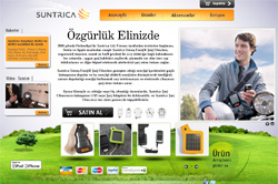 Wetrasolar Suntrica Ürün Tanıtım ve E-Ticaret Sitesi