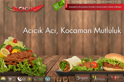 Acıcık Çiğ Köfte Kurumsal Web Sitesi