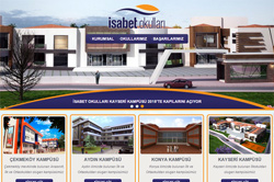 Özel İsabet Okulları Kurumsal Web Sitesi