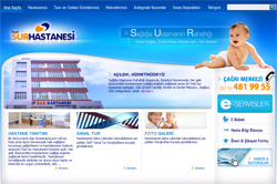 Özel Sur Hastanesi Kurumsal Web Sitesi